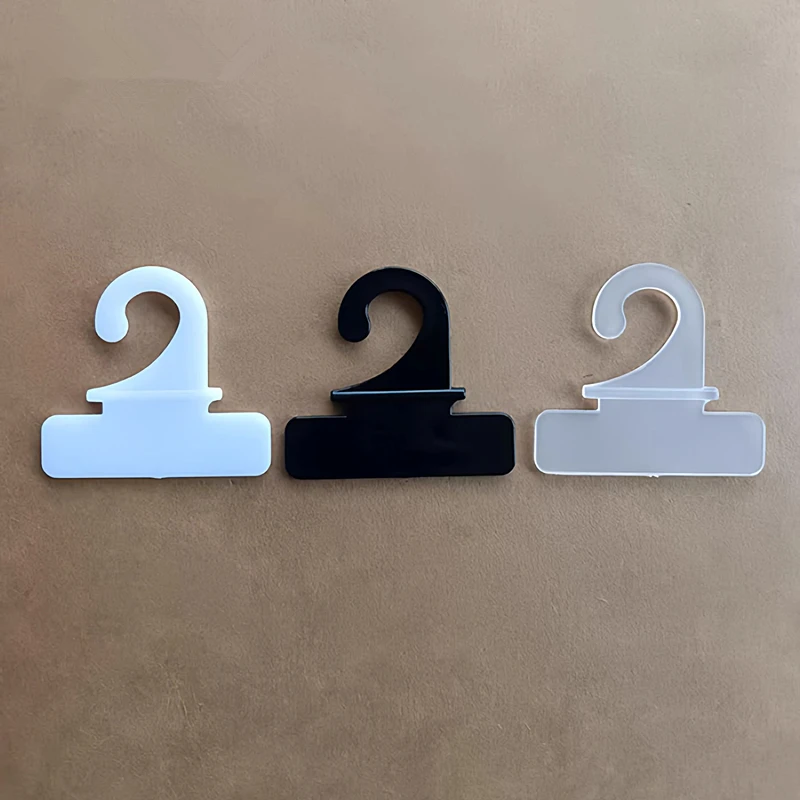 500pcs/lot Plastic Sock Hooks With Round Heads, Towel Display Hooks Plastic Racks Home Mini Storage Holder