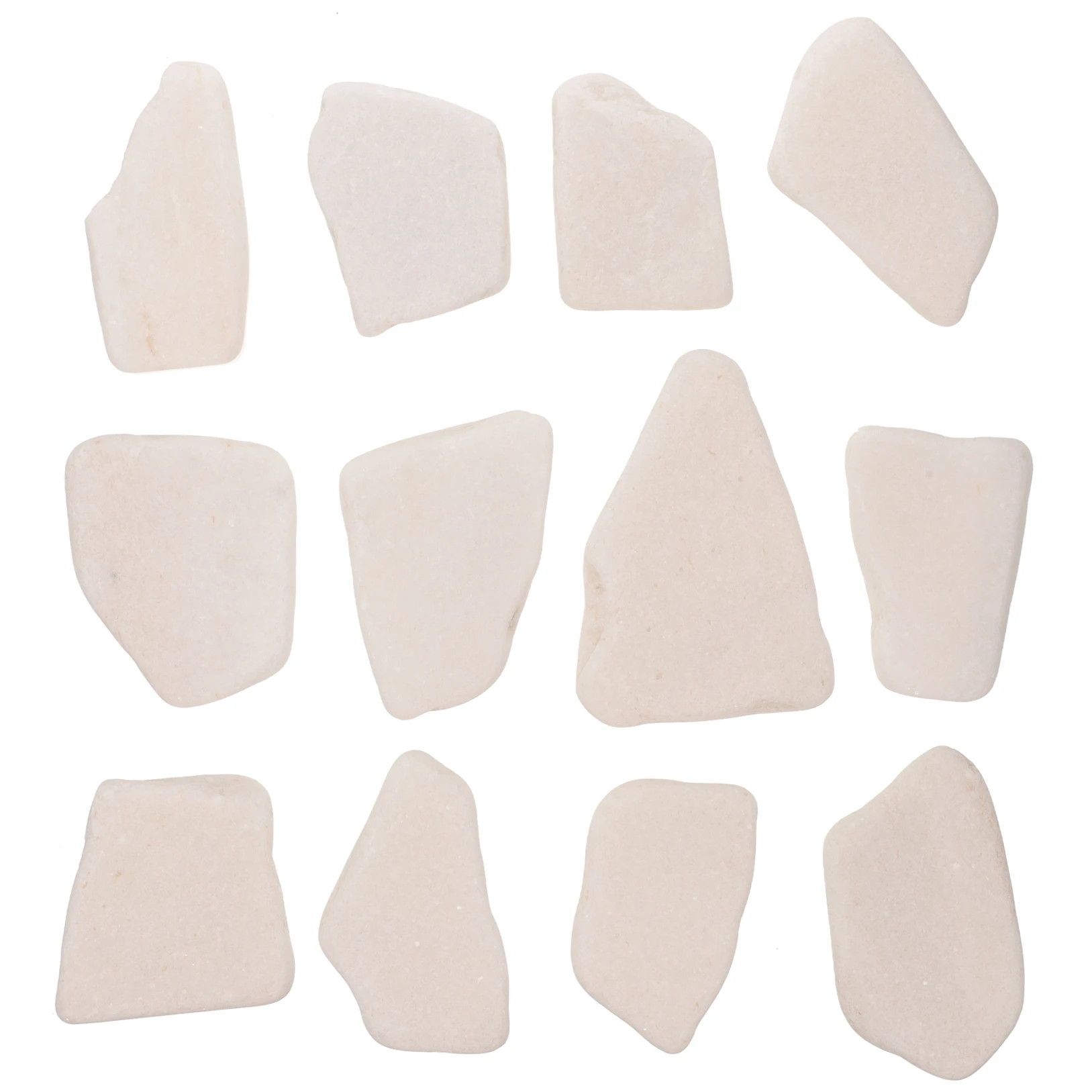 

12 Pcs Painted Stone Rocks For Painting Aldult Craft Stones Marble Smooth Child