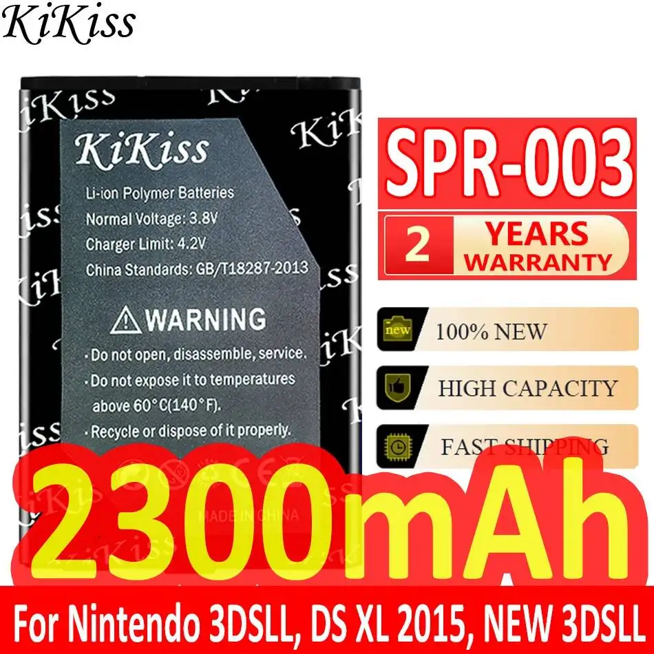 Durable High Compatibility For Nintendo DS XL 2015 New 3DSLL Spr-001 Spr-A-Bpaa-CO Spr-003 Handheld Game Console Battery 2300mAh