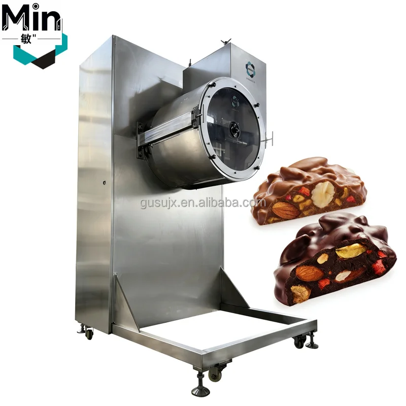 GUSU Cluster Type Nut Chocolate Molding Machine Commercial Automatic Chocolate Forming Equipment For Confectionery Production