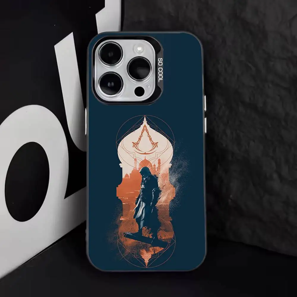 حافظة هاتف A-AssassinES Game C-Creed لهاتف iPhone 17,16,15,14,13,12,11,Pro,Max,Plus,E,Air,Mini Black Tpu