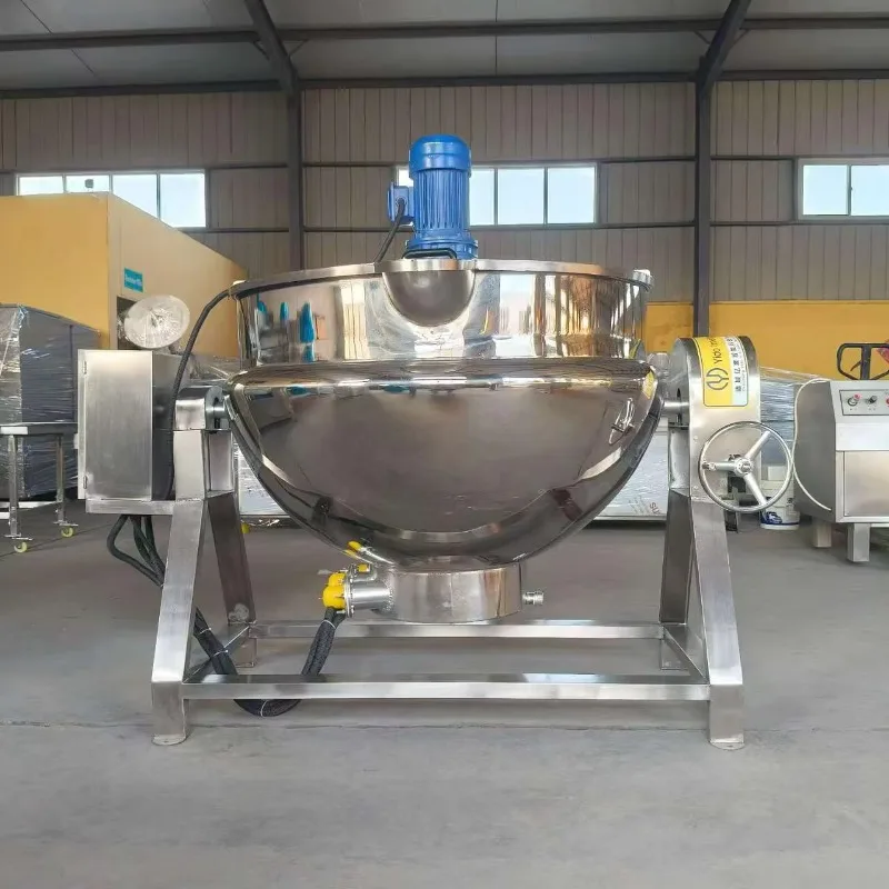 50L/100l/200l/300l/500L/1000L High Quality Industrial Jacketed Steam Gas Induction Kettle Electric Boiling Pot Jacketed Pot