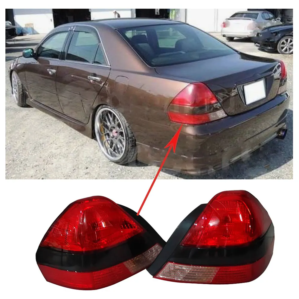 زوج سيارة الضوء الخلفي مصباح مكبح بدوره إشارة لتويوتا مارك Gx110 2001 2002 2003 Mark2 كريستال