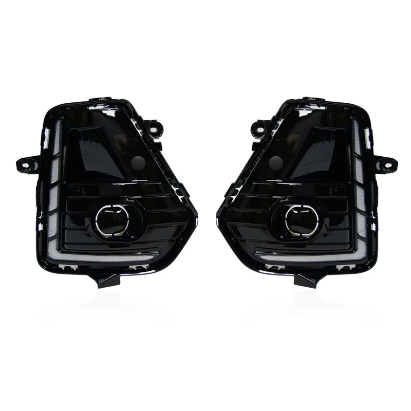 DRL For Toyota RAV4 Core 2026 Car Front Fog Light Position L-shaped Model Daytime Running Light Dymanic Turn Signal Daylights