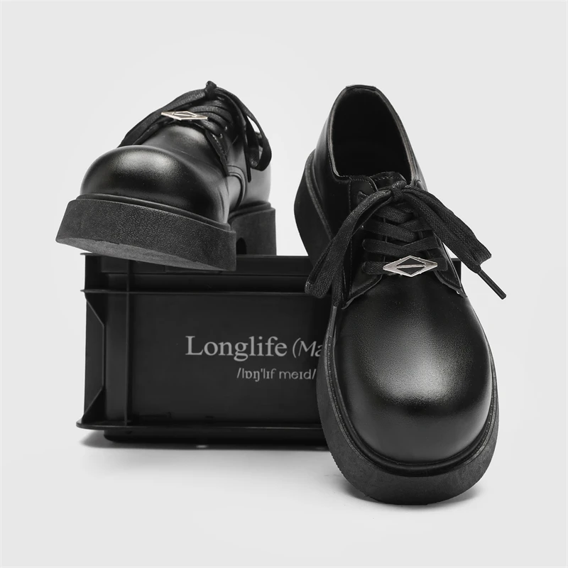 

​ 2025 Модные мужские туфли для скейтбординга — крутой уличный стиль, американский дизайн в стиле ретро, толстая подошва, повседневные и многофункциональные