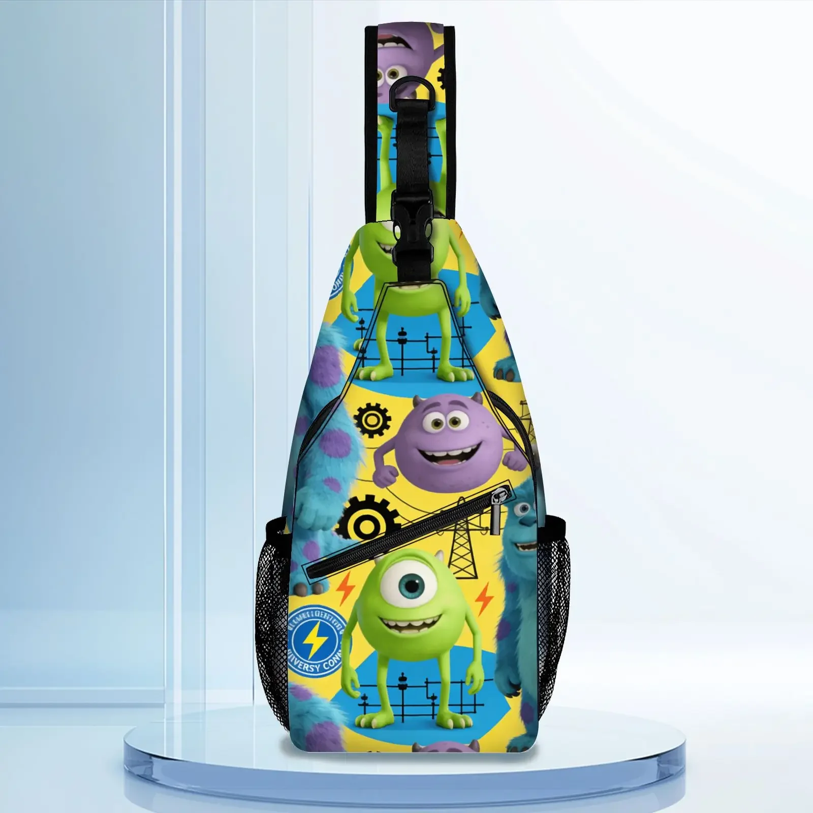 

Сумка на грудь с принтом Майкла Вазовски и Салли из «Университета монстров», 1 шт., для велоспорта, фитнеса, отдыха и путешествий.