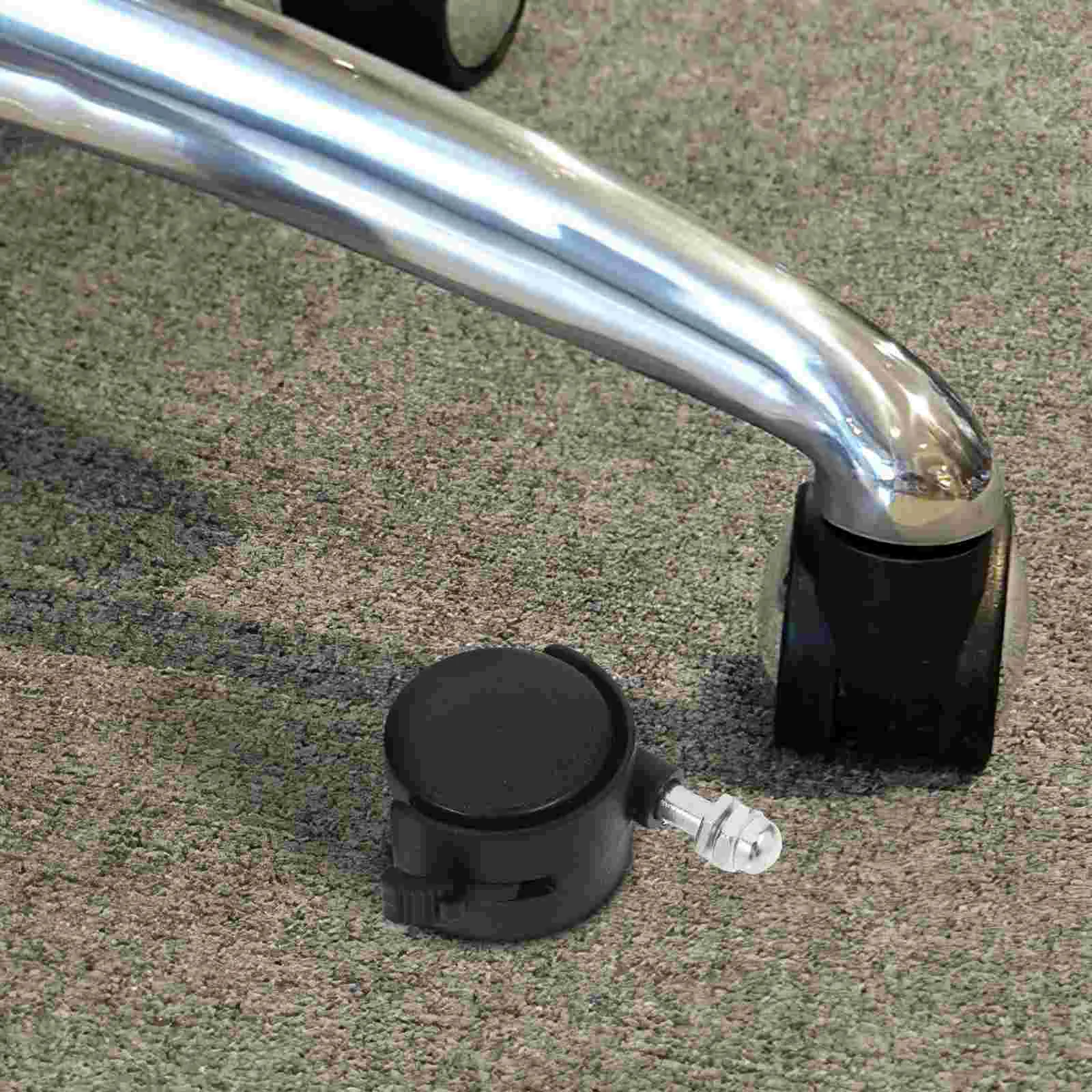 4 Pcs Electric Heater Casters 8MM Thread Swivel Wheels for Furniture Bath Seats Trolleys Oil Filled Radiator Replacement Caster