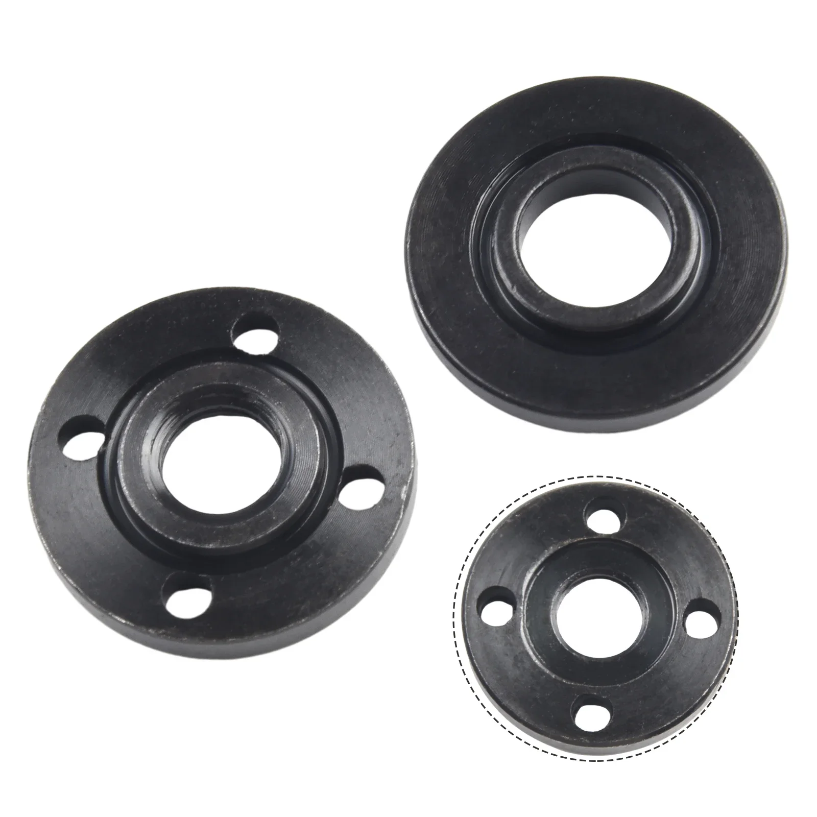 Assembly Flange Nut Black Equipment For 150 Angle Grinder Inner Outer Thread Replaces Set Tools Workshop Hot