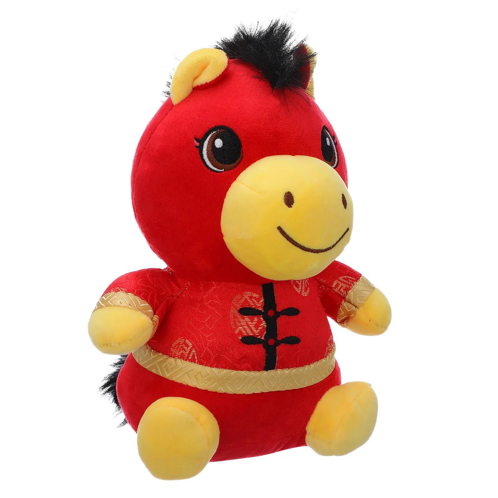 

Chinese New Year Horse 2026: Realistic Soft Mascot for Festive Home Decor, Ideal Lunar Celebration Decoration for Bedroom Or