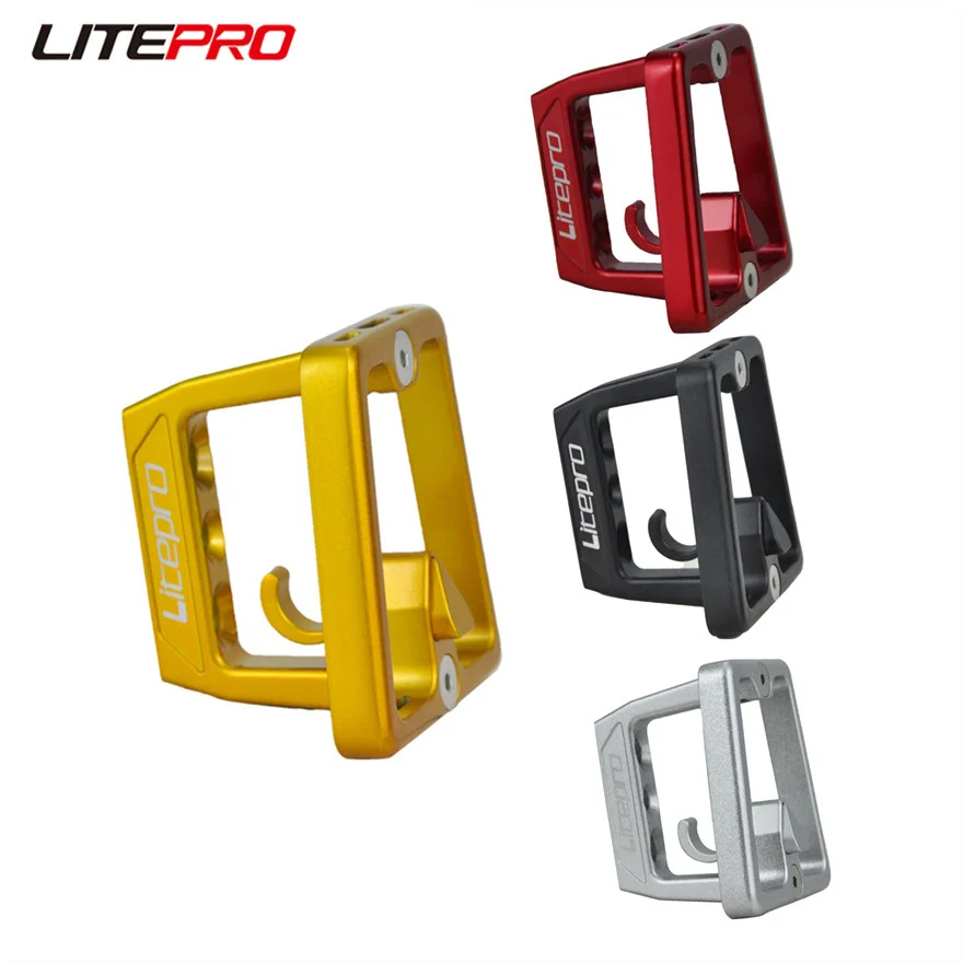 AliExpress Litepro 3 Hole For Birdy Bike Folding Bicycle Split Pig Nose Pad For Brompton Front Shelf Carrier