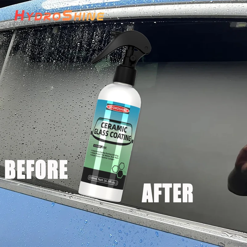 Hydroshine Ceramic Glass Coating Nano Crystal Coating Windows Polishing Liquid Glass Plated Crystal Hydrophobic Dustproof Agent