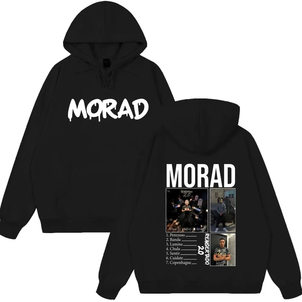 Rapper Morad MDLR Reinsertado Hoodies Couple Hoodies Men and Women Retro Clothes Oversized Style Casual Cotton Clothing