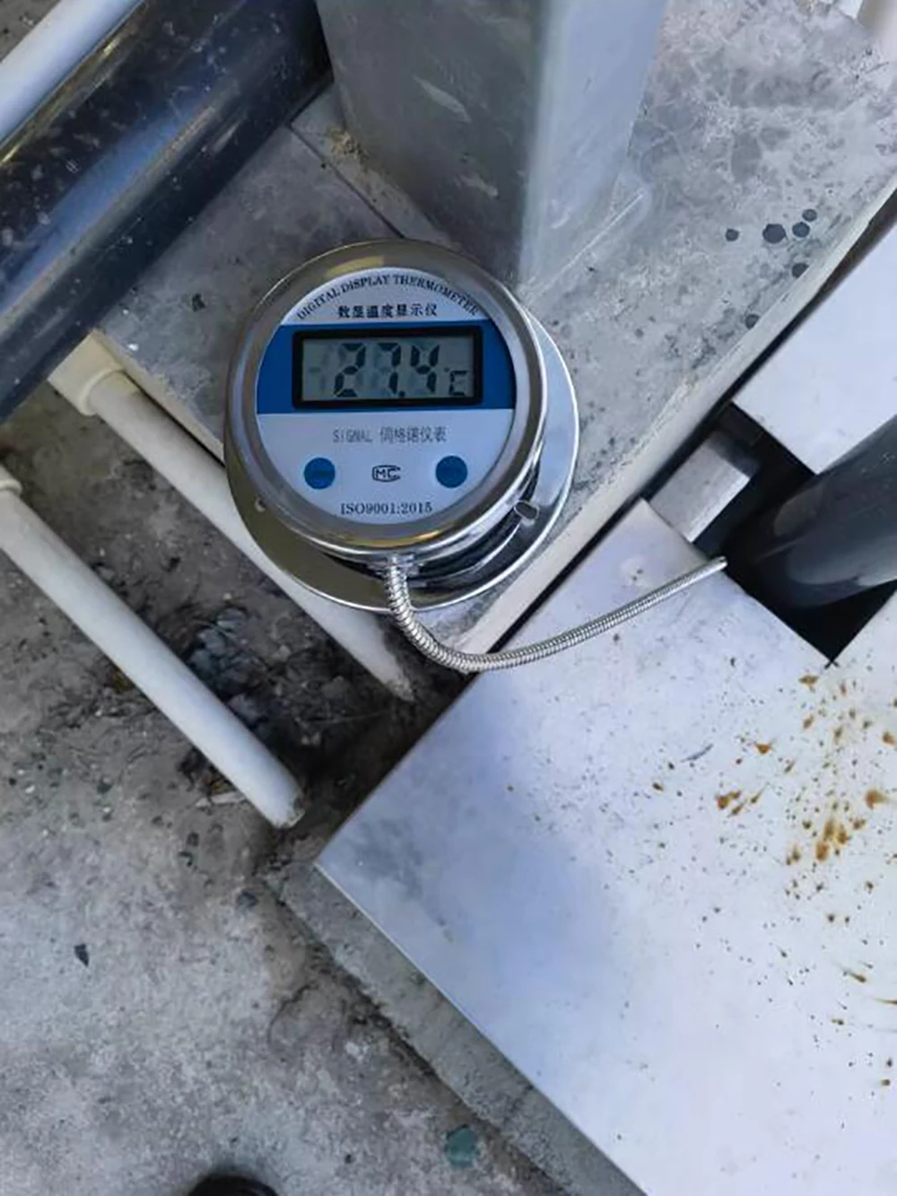 Termometer tampilan Digital, alat ukur suhu industri dengan 5M tahan air-50 ℃ ~ 200 ℃