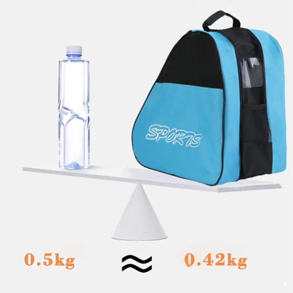 대용량 롤러 스케이트 가방 3중 레이어 옥스포드 천 아이스 스케이팅 가방 통기성 휴대 가방 스케이트 신발 케이스 인라인 스케이트