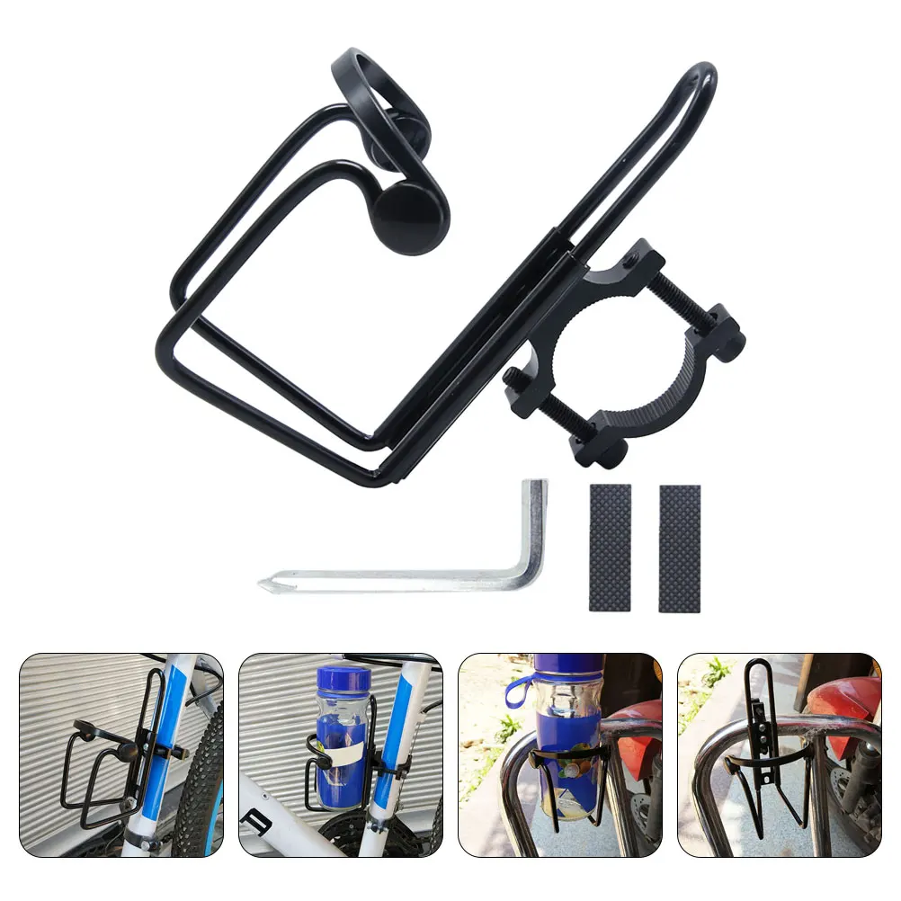 

Adjustable Aluminum Alloy Bike Water Holder Professional Durable Cycling Cage Anti-Slip Design For Various Kettle Sizes Bike