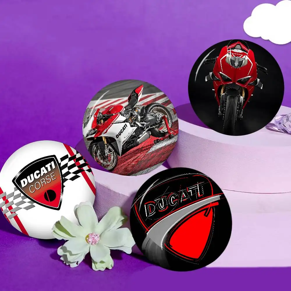 D-DucatiS Logo Anime Brooches Cute Cartoon Badge Jacket Jeans Lapel Pin Gift Accessorie