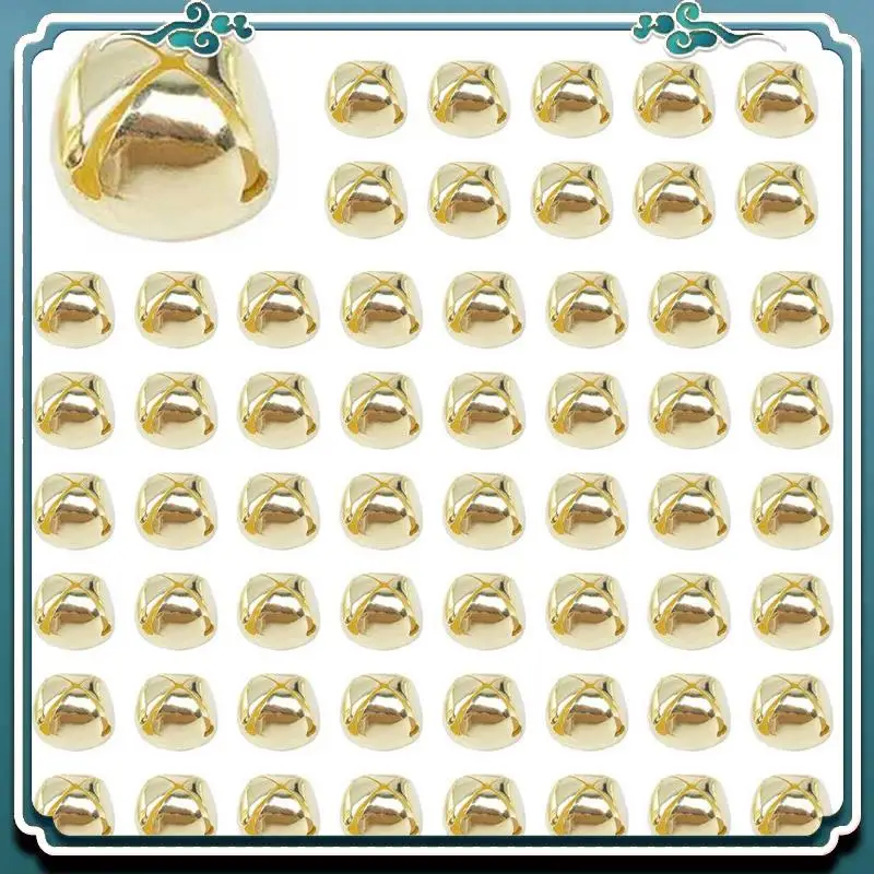 

A67K-1000 шт. колокольчики, 15 мм металлические колокольчики мини-колокольчики для рукоделия бусины для DIY золото