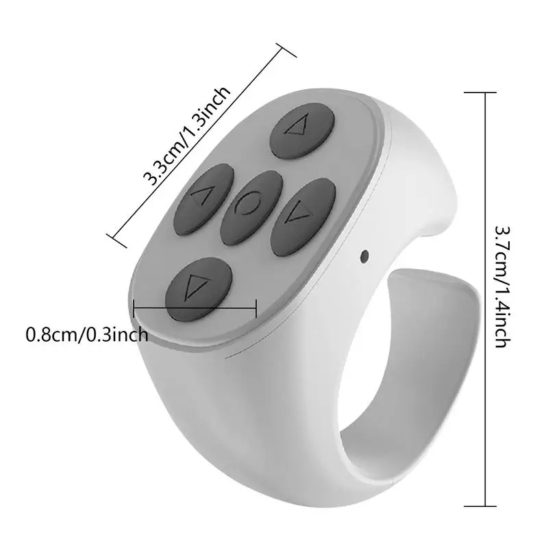 Remote Control Page Turner Ring Auto Camera Shutter Automatic Continuous Click Device Wireless Selfie Button Scrolling Button