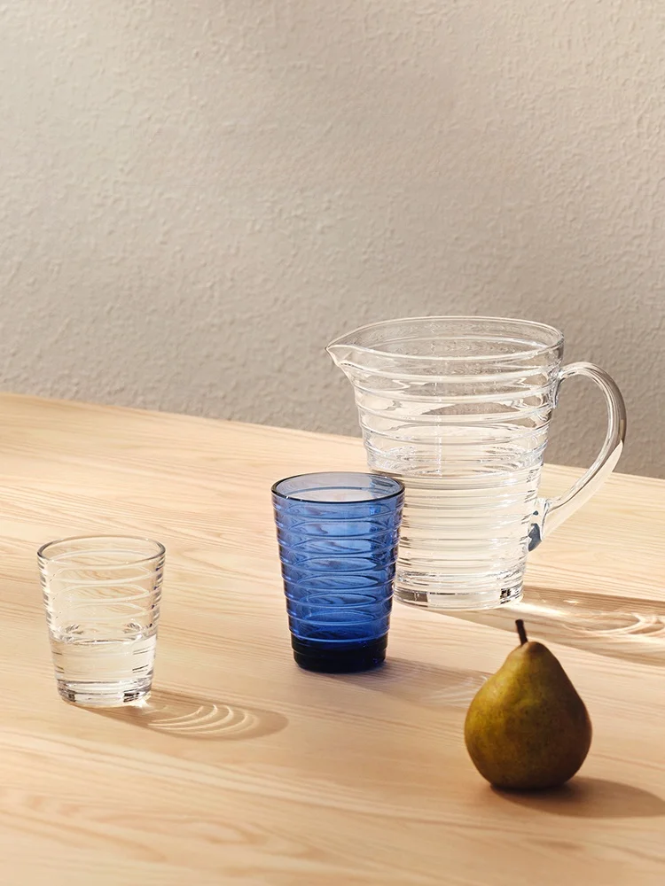 

Стеклянная чашка Iittala Crystal Ripple Series, премиум-качество, для воды и сока, для домашнего использования, однослойная, круглая форма, финского происхождения.