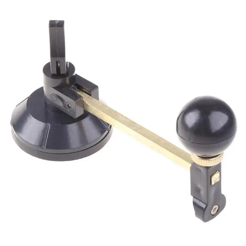 

652F Practical Glass Cutter 6 Wheel Circular Cutting with Suction Cup
