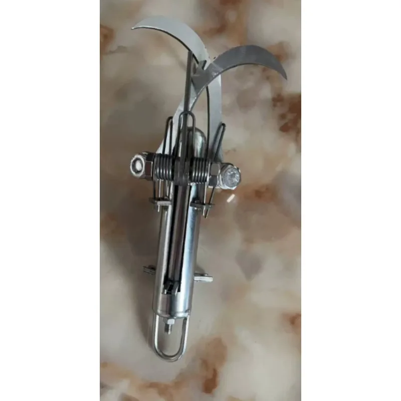 Stainless Steel Drone Rescue Mechanical Claw, Heavy Duty Handmade Grapple with Rope Mount