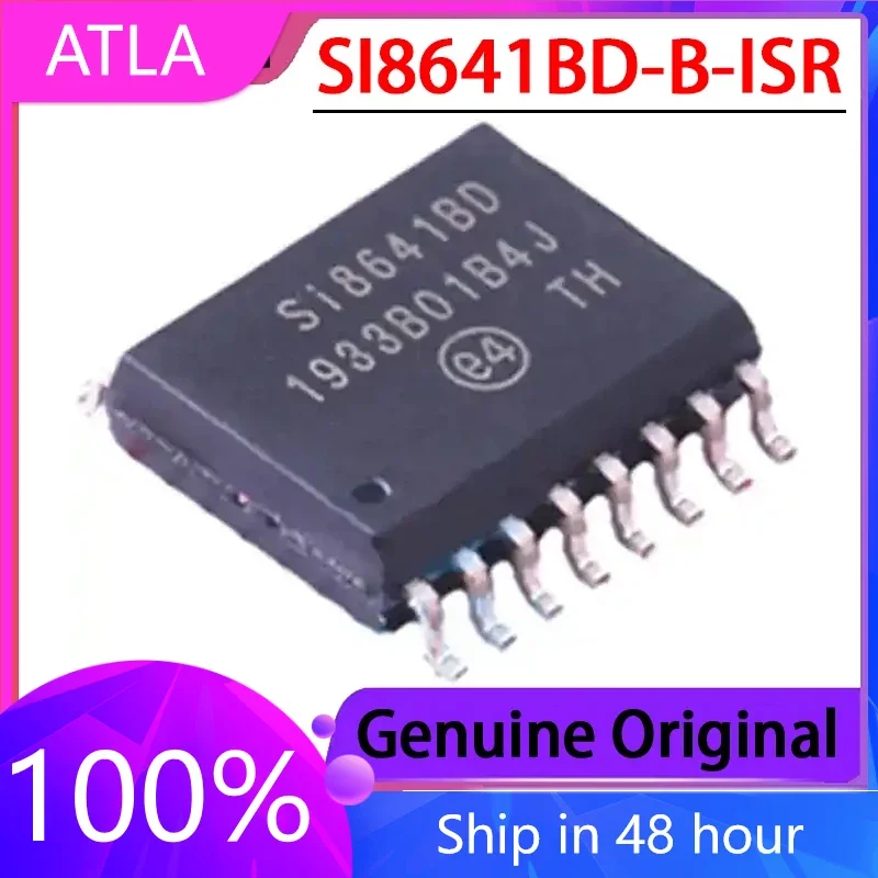 

5PCS New SI8641BD-B-ISR Silk Screen SI8641BD SOP16 Digital Isolator Chip IC Original