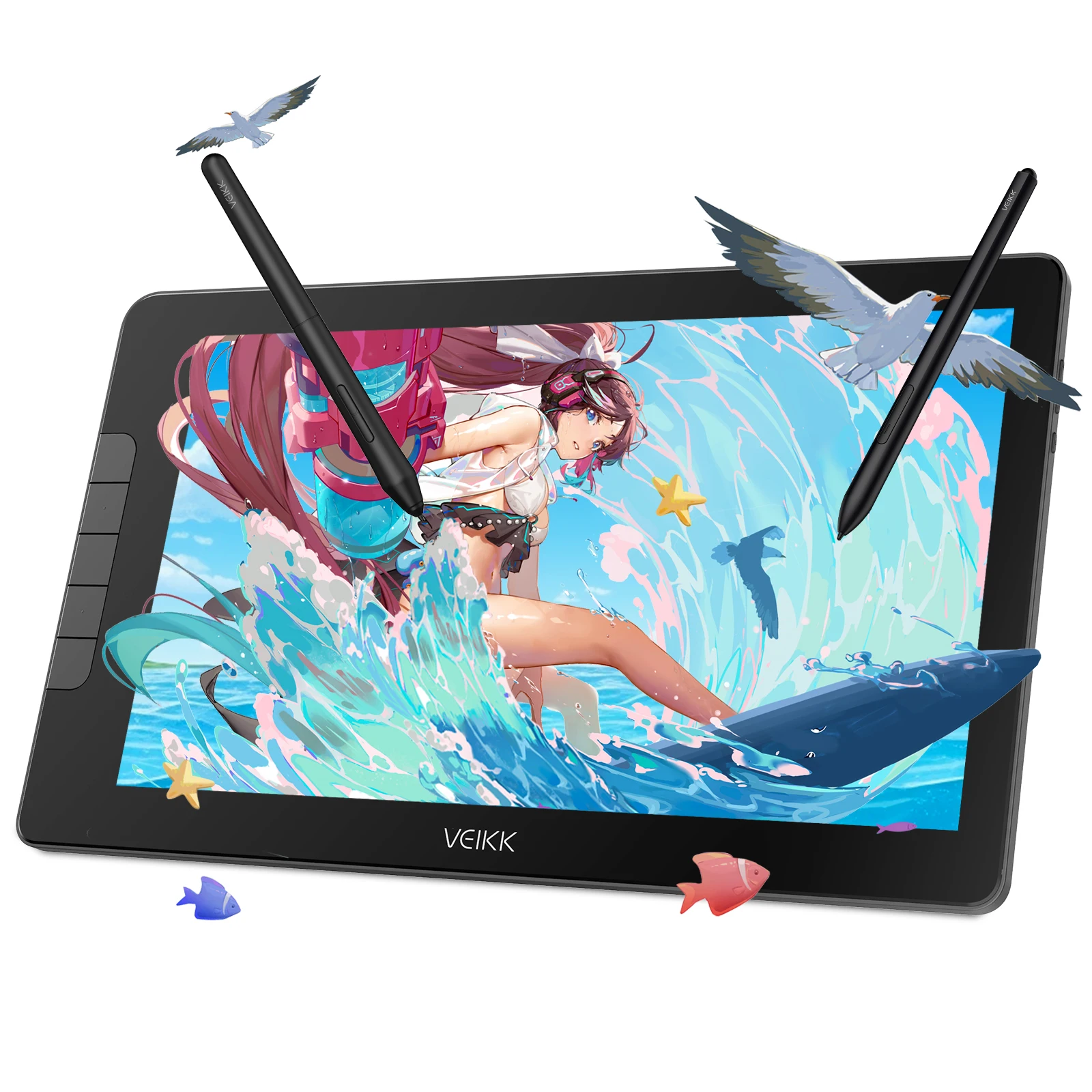 VEIKK VK1600 15.6inch Graphics Tablet Display With Screen For Meeting Drawing Needs