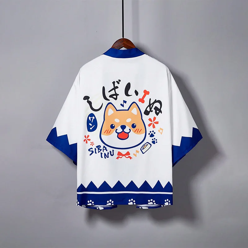 

Аниме-товары в японском стиле Шиба-ину, косплей, кимоно для ролевых игр, куртка Хаори