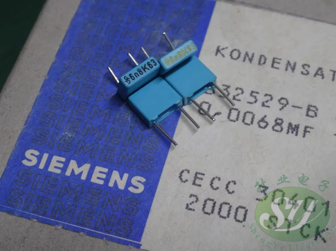 50 Buah EPCOS Generasi Sebelumnya 0.0068Uf/63V 6800pf 6n8 6.8nf 682 Kapasitor Film 5Mm Baru