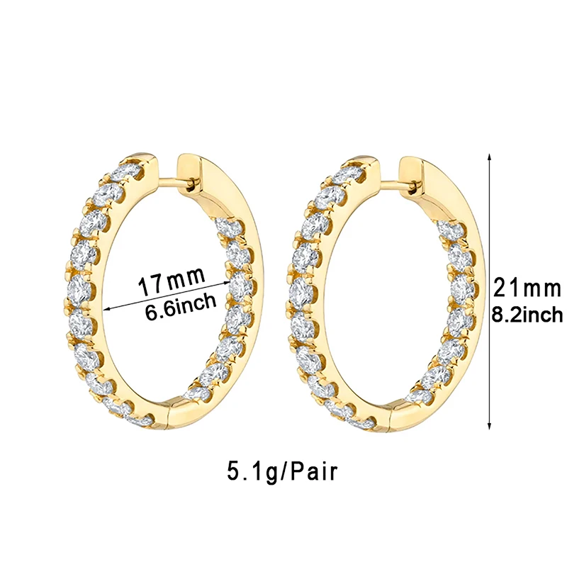 KEYOUNUO-banhado a ouro CZ Hoop Earrings para mulheres, Piercing Zircon Cuff, moda de luxo, festa de casamento, atacado