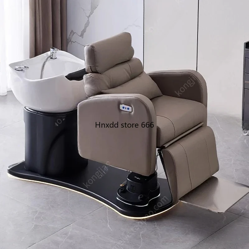 Massage Shampoo Chair Hair Salon Luxury Comfort Head Spa Hydrotherapy Hair Wash Chair Smart Shampouineuse Furniture MQ50XF