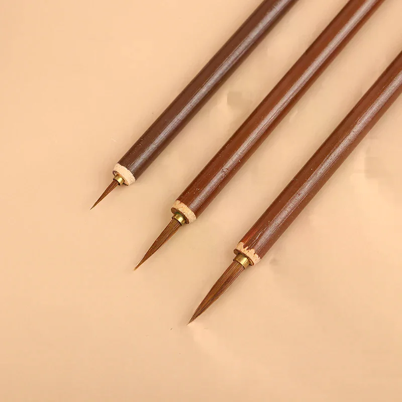 Hair Brush Pen Hook Line Paint Brush Chinese Calligraphy Brush Art Oil Painting Drawing Brush Wolves