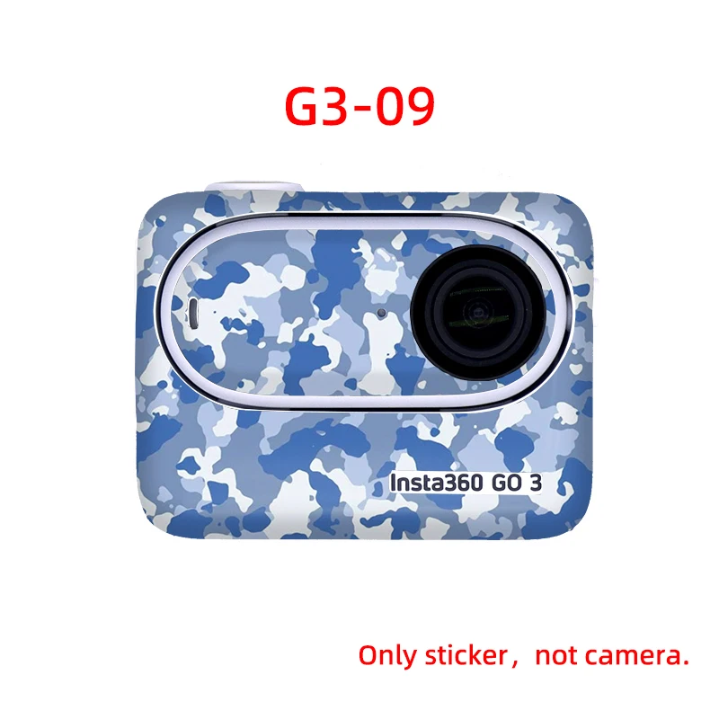 For Insta360 GO 3 Thumb Camera Full Set Sticker Personalized Refit Decals Anti-scratch Protective Film Sports Camera Accessories