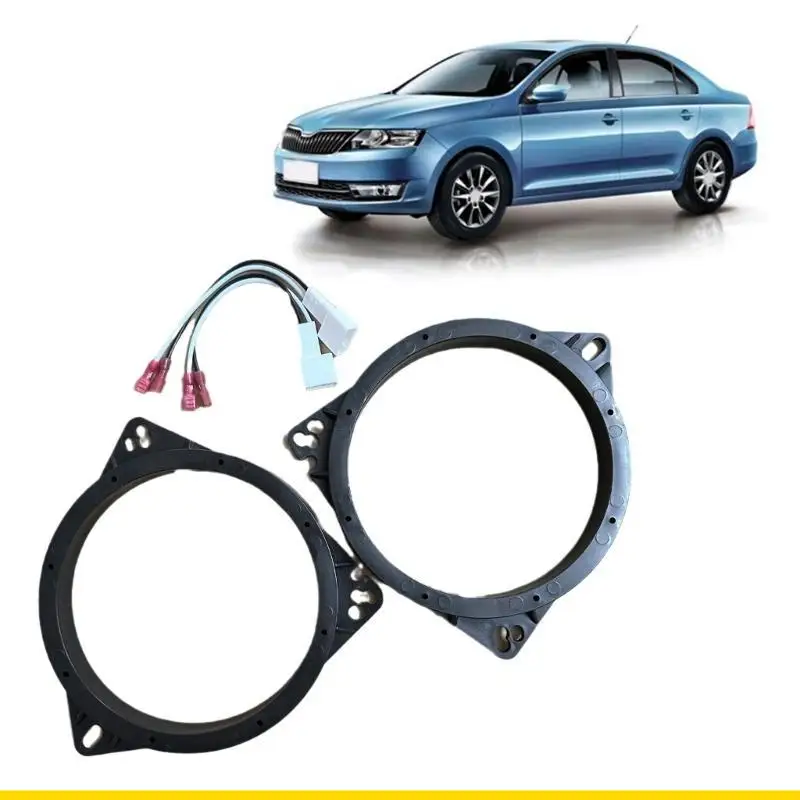 SZCH 6.5in Car Horn Washer Adapter Holder Car Stereo Speaker Spacers Adaptors and Speaker Harness for BYD Great Wall