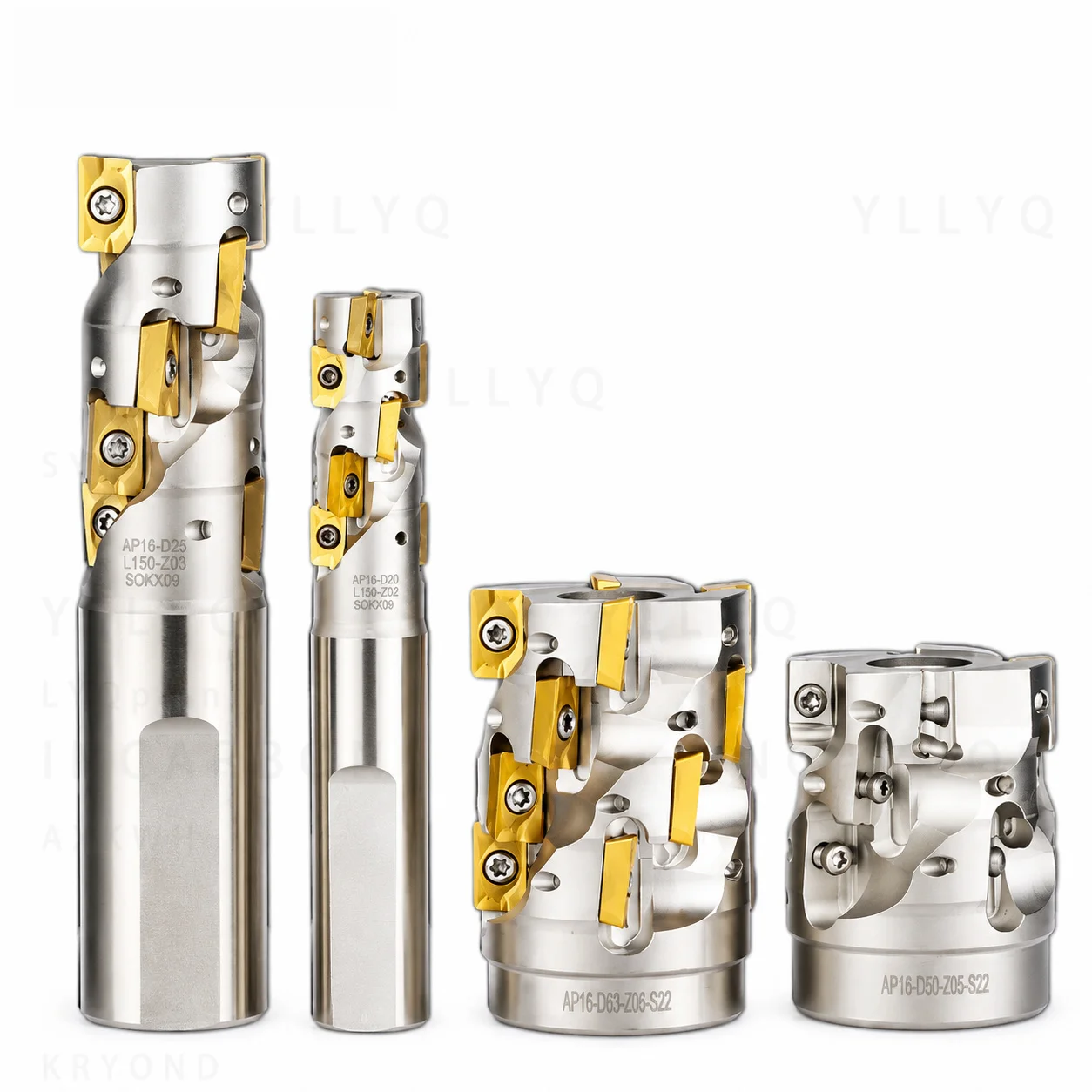 

BAP300R/BAP400R Corn Milling Cutter, Spiral Flute Design, for Side Roughing & Heavy Cutting, Machining Center Use