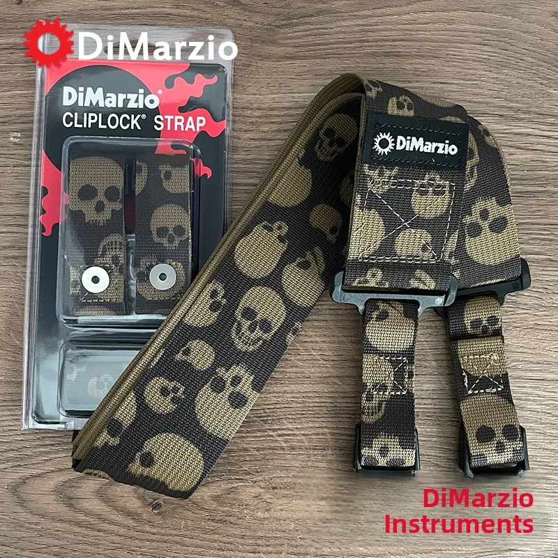 Dimarzio DD2200230024 Tali Gitar Nilon Bass Kayu Dapat Dilepas Anti Hilang Bule Sle Buatan AS