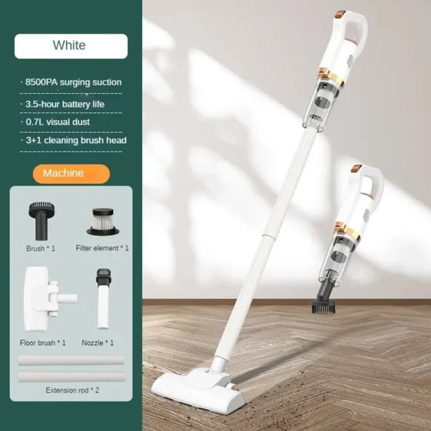 

Wireless Handheld Vacuum Cleaner 8500Pa 120W Powerful Sweeper Cordless Car Remove Mites Dust Cleaner Mi Ear wax cleaner Vaccum