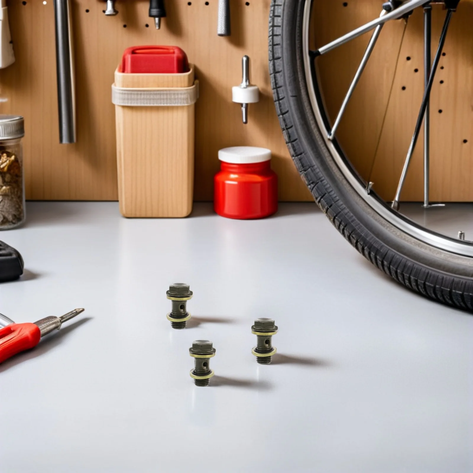 6pcs 브레이크 펌프 파이프라인 볼트 M10X1.25 금속 오토바이 Atv 스쿠터 파이프라인 피팅 키트 범용 호환성 누출 방지