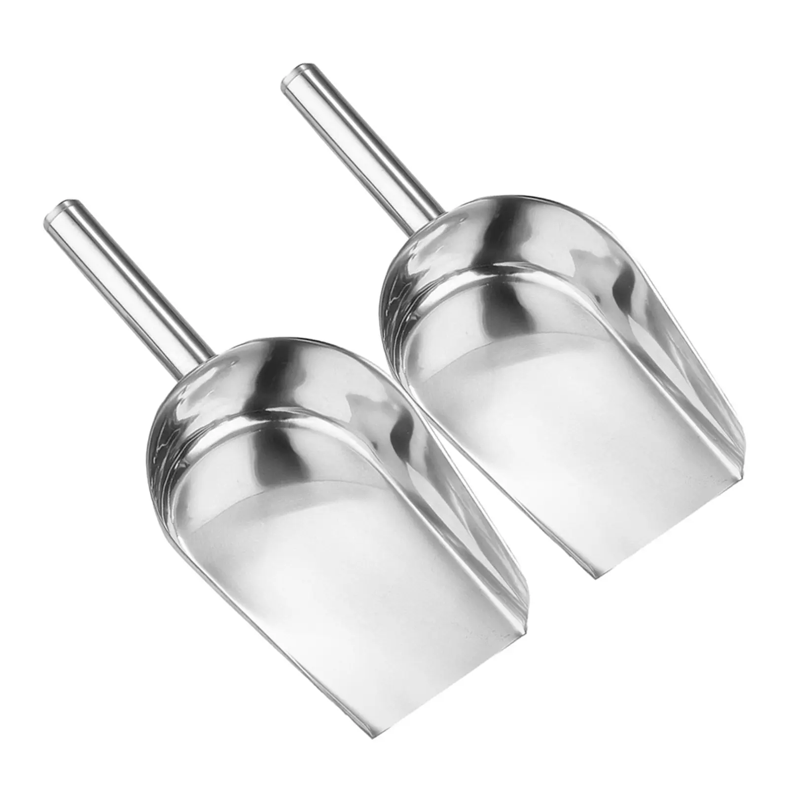 2 Pcs Food Shovel Spatula All-purpose Handheld Ice Scoop Grain Snow Shovelling Tools