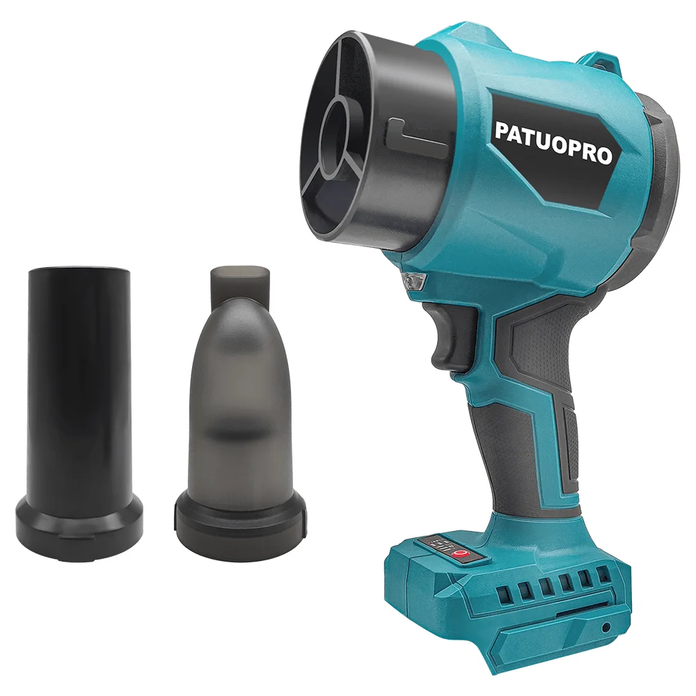 

Brushless Blow & Suction Dual Use Air Blower Electric Turbo Blowers Hand Dust Blowing Tools For Makita 18V Battery (No Battery)