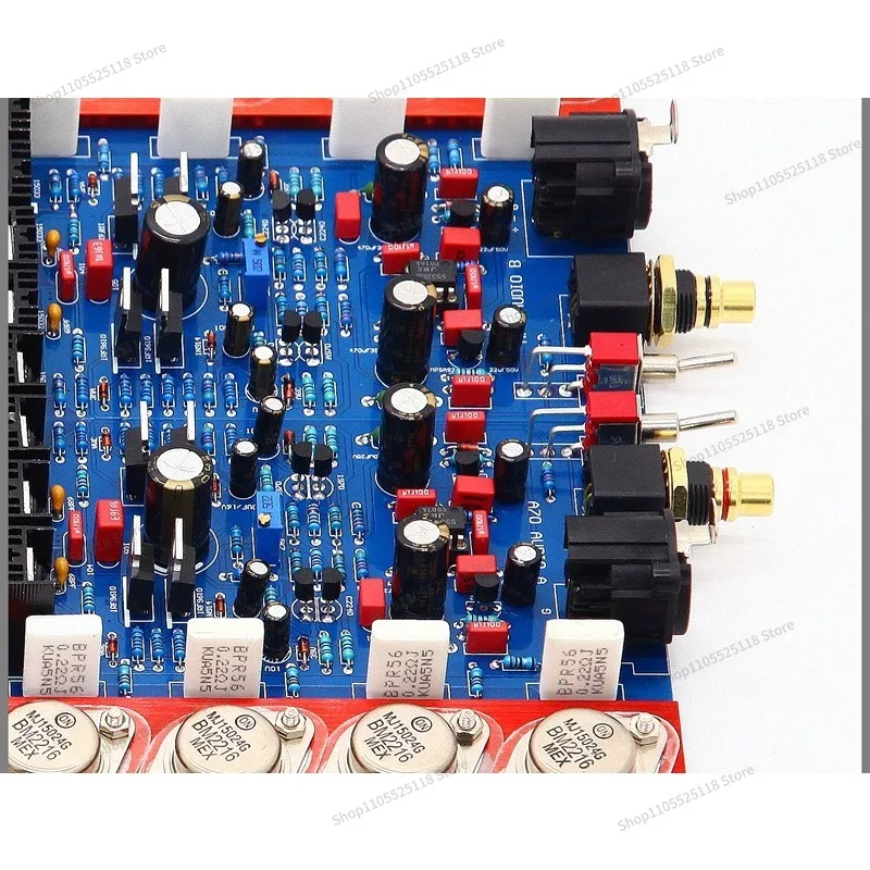 For A70 Enthusiast-grade Pure Rear-stage HiFi Power Amplifier Board, High-power Household Balance Input Gold Sealing Tube