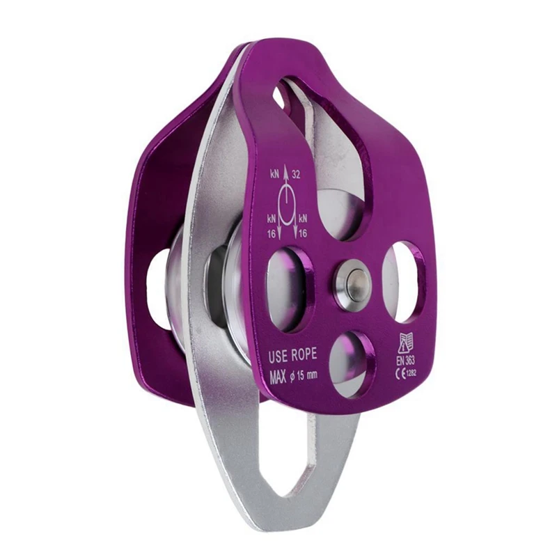 Double Pulley For Hauling System Climbing Rescue Dragging Climbing Double Pulley Lifter Outdoor Climbing Accessories