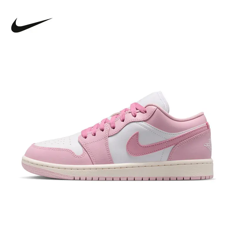 Nike DC0774‑607 Women Low Top Sneakers Heel Air Cushion Wings Logo Stitched Swoosh Fashion Street Casual Shoes