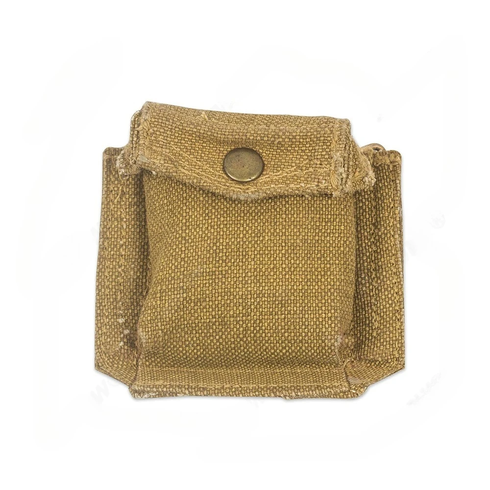 British Vintage P37 Square Sundry Pouch Compass Bag Outdoor Replica Waist Pack  Great for Outdoor and Military Collection