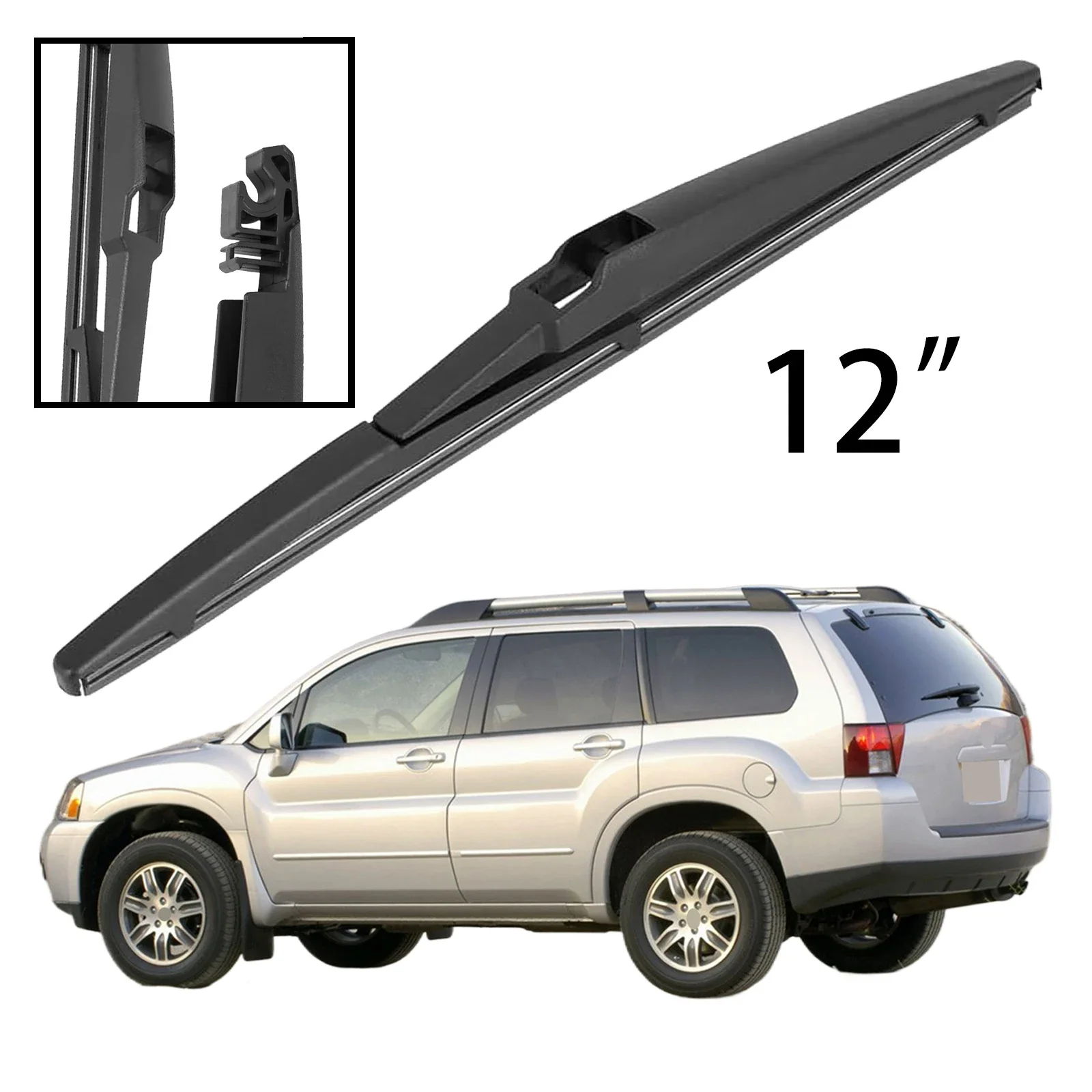 

12" Rear Windshield Windscreen Washer Wiper Blade For Mitsubishi Endeavor 2004-2008 Car Accessories Accsesories