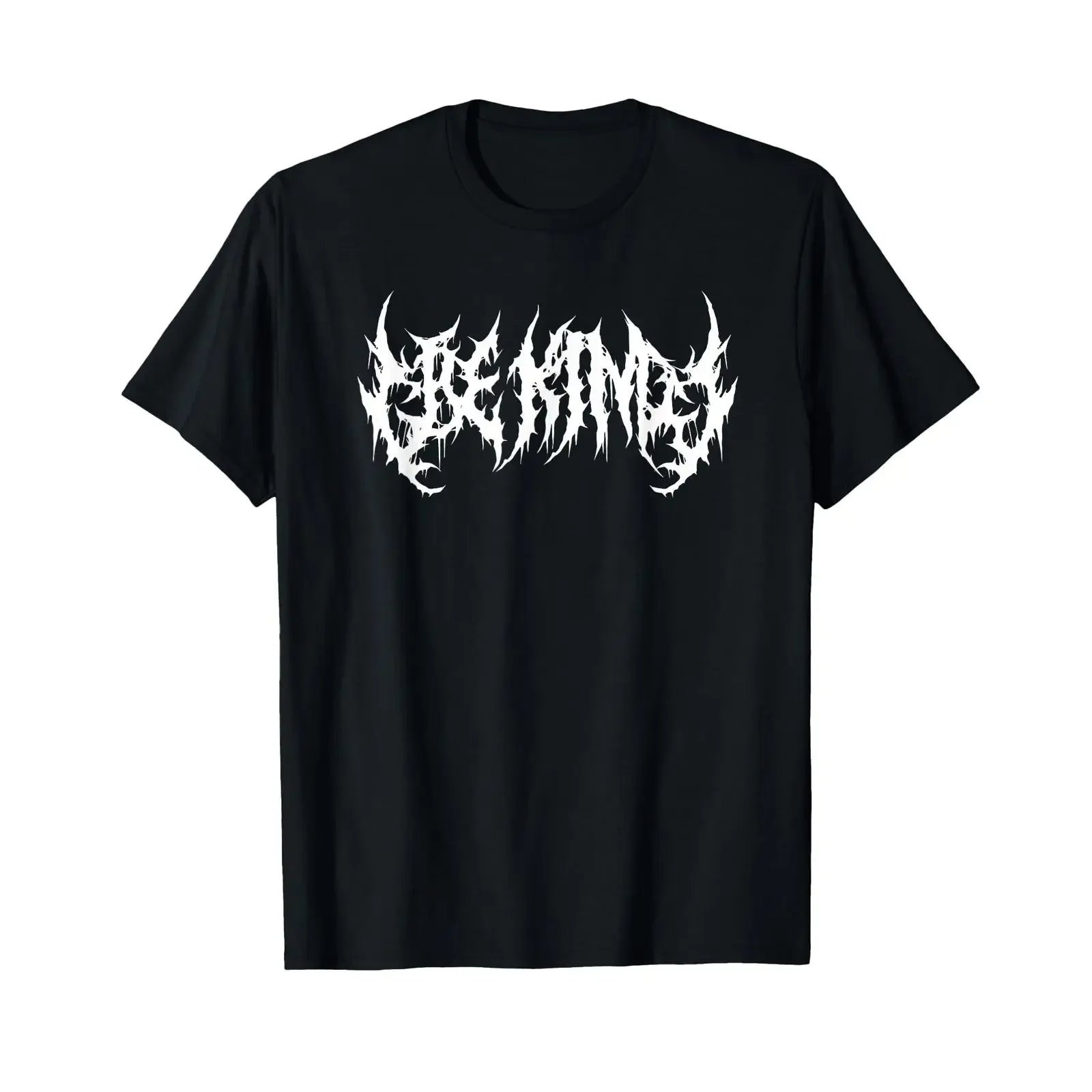 Be Kind Death Metal Extreme Black Band Funny Ironic T Shirt Small vintage Washed homme fashion Top For Everyday Wear Stretched