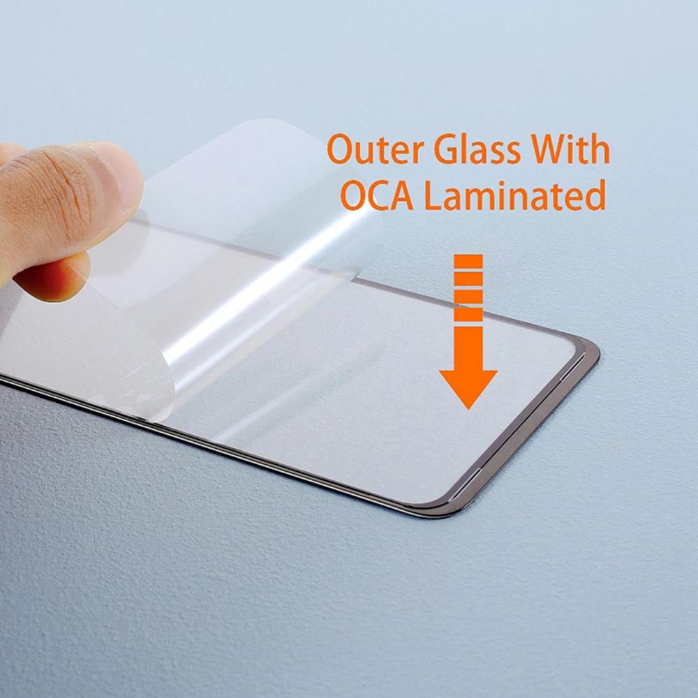 For Xiaomi Redmi 15C 4G (Global) (171mm) Front Screen Glass Lens + OCA Adhesive Part (without Logo)