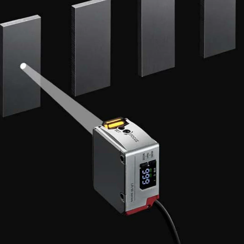Keyence LR-W70 Adjustable Spot NPN Smart Industrial 3meters Digital Beam Cmos Optical Recycling Plastic Laser Sensor