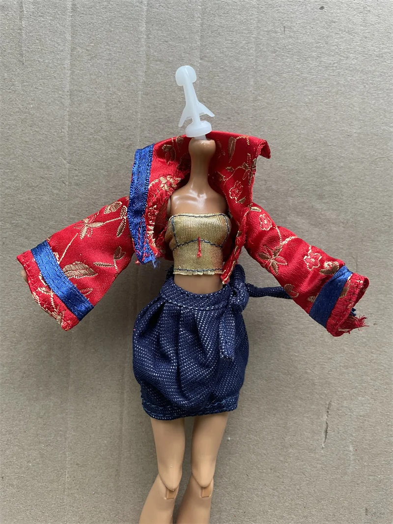 Monstering High Doll Dressing Soft Casual Wear Handmade Clothes Outfit Doll Clothing Set For 1/6 Doll Girl Dressing Toys