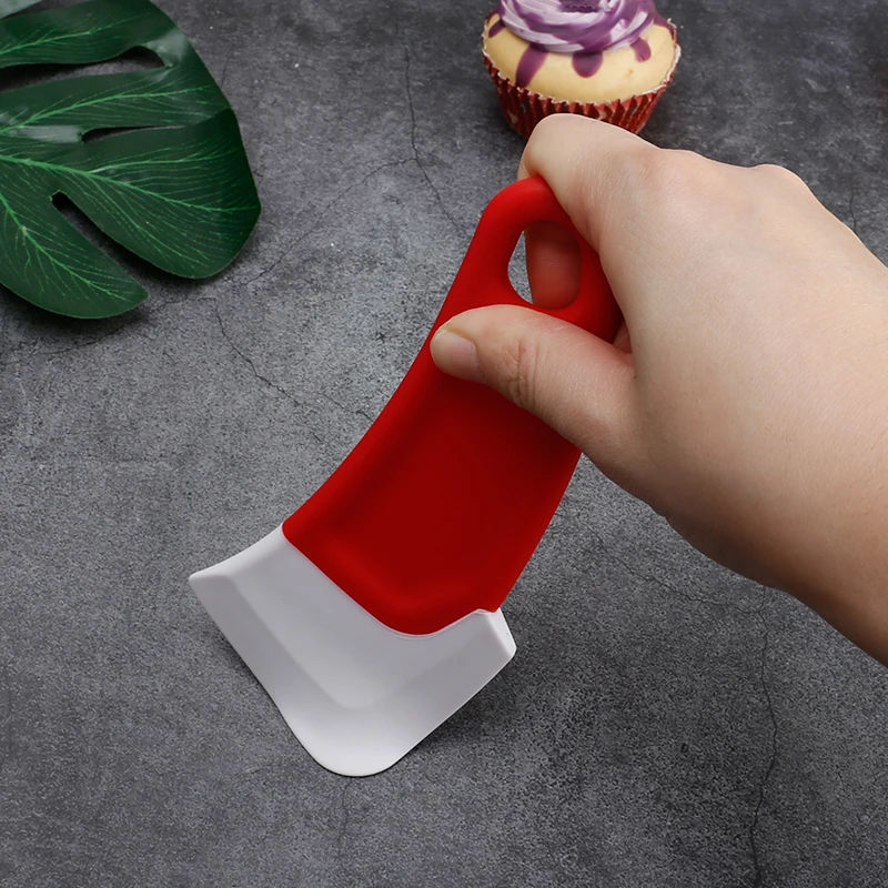 Silicone Pan Scraper Kitchen Utensil Cleaning Spatula Washing Scraper Cooking Baking Tool